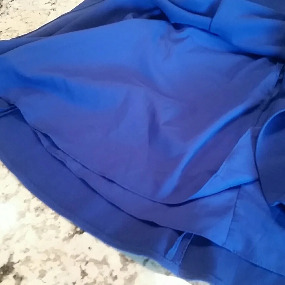 ELIZA J l  Ponte knit Skater Dress Royal Blue C6 - Picture 5 of 6